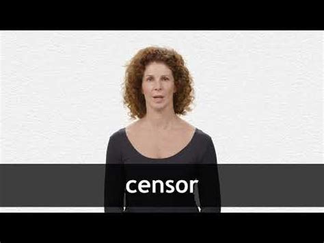 ensored|CENSOR definition in American English